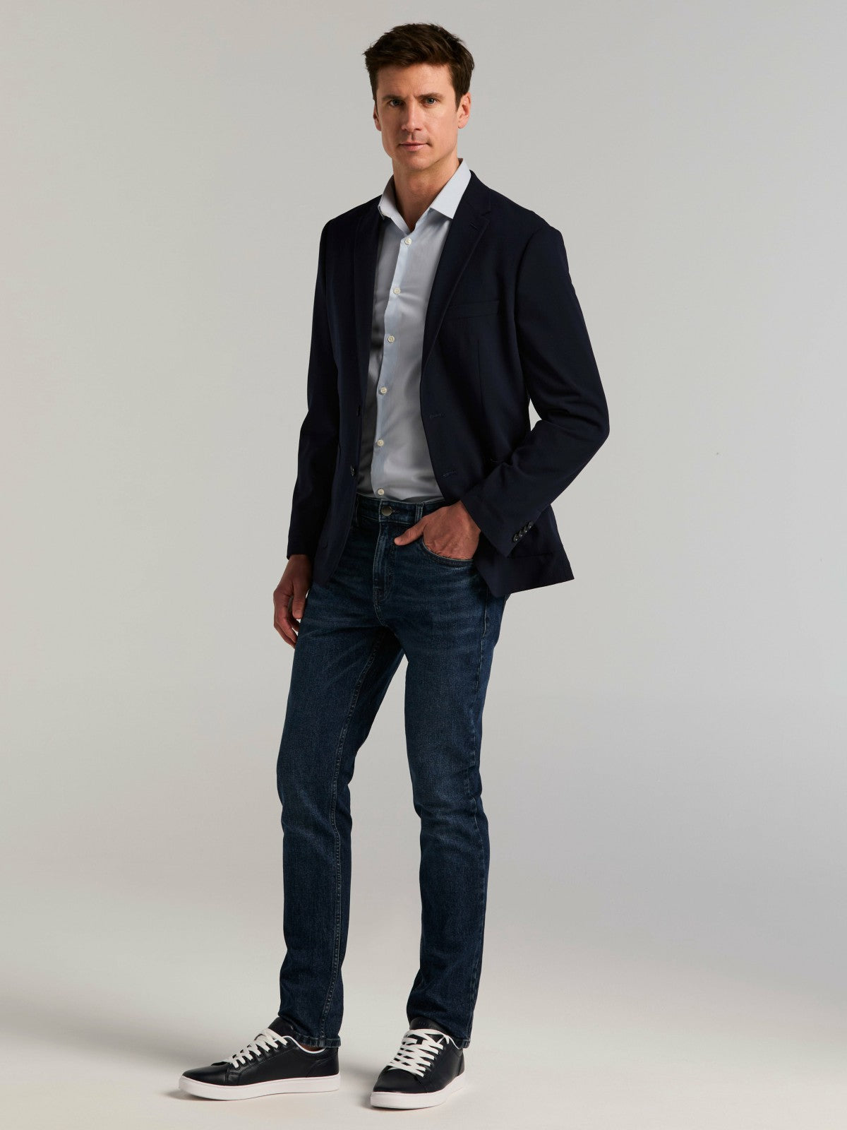 Perry Ellis Slim Fit Seersucker Suit Jacket