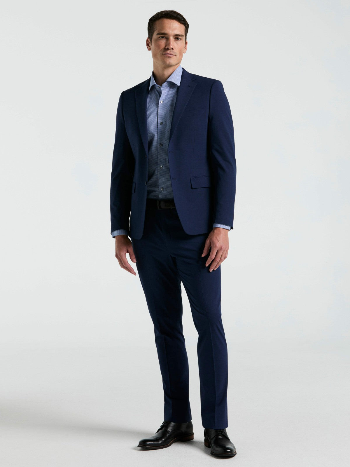 Perry Ellis Skinny Fit Mini Houndstooth Suit Jacket