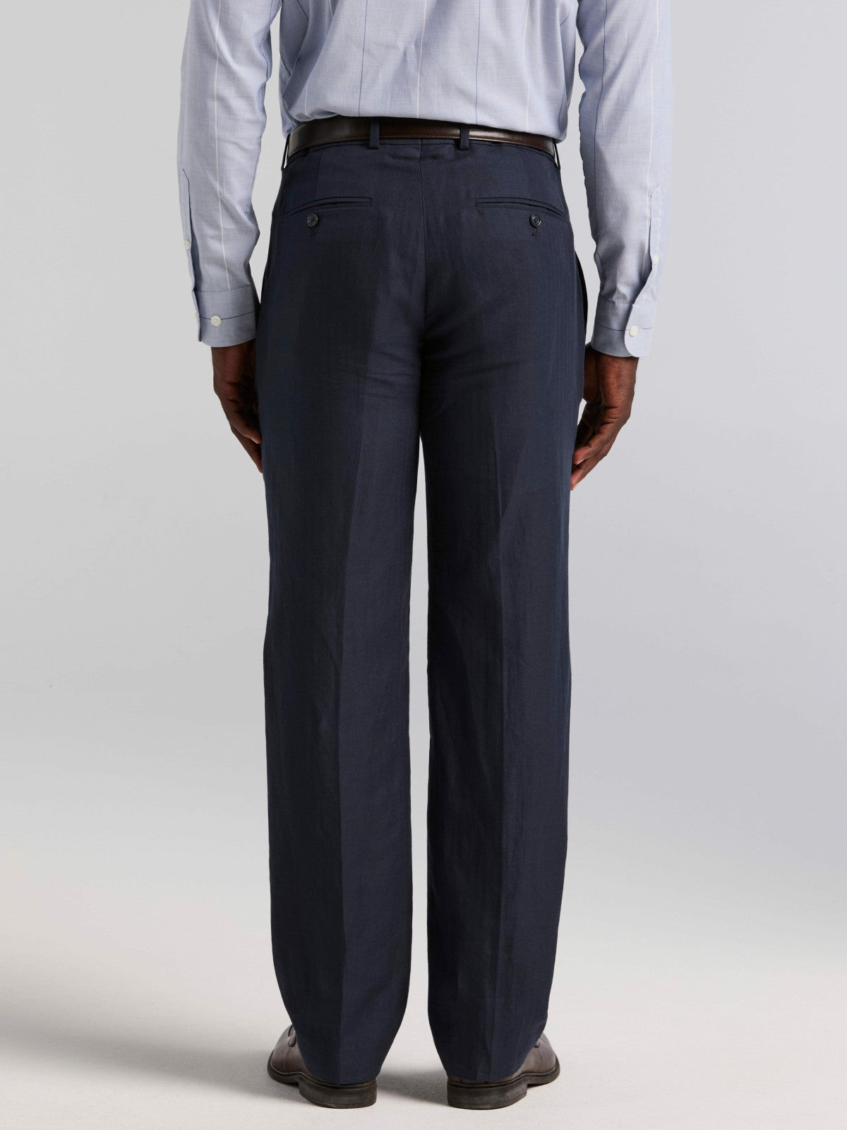 Perry Ellis Linen Blend Herringbone Suit Pant