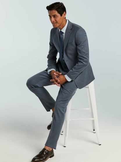 Perry Ellis Skinny Fit Textured Suit Pant