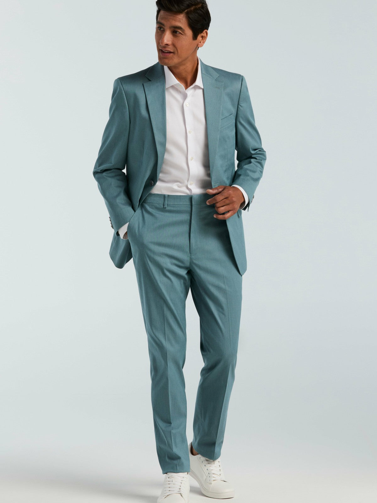 Perry Ellis Slim Fit Textured Suit Pant
