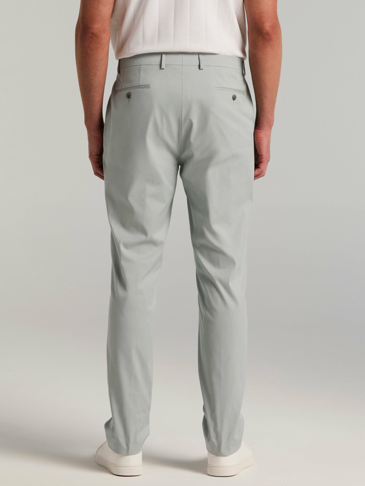 Perry Ellis Slim Fit Stretch Flat Front Dress Pant