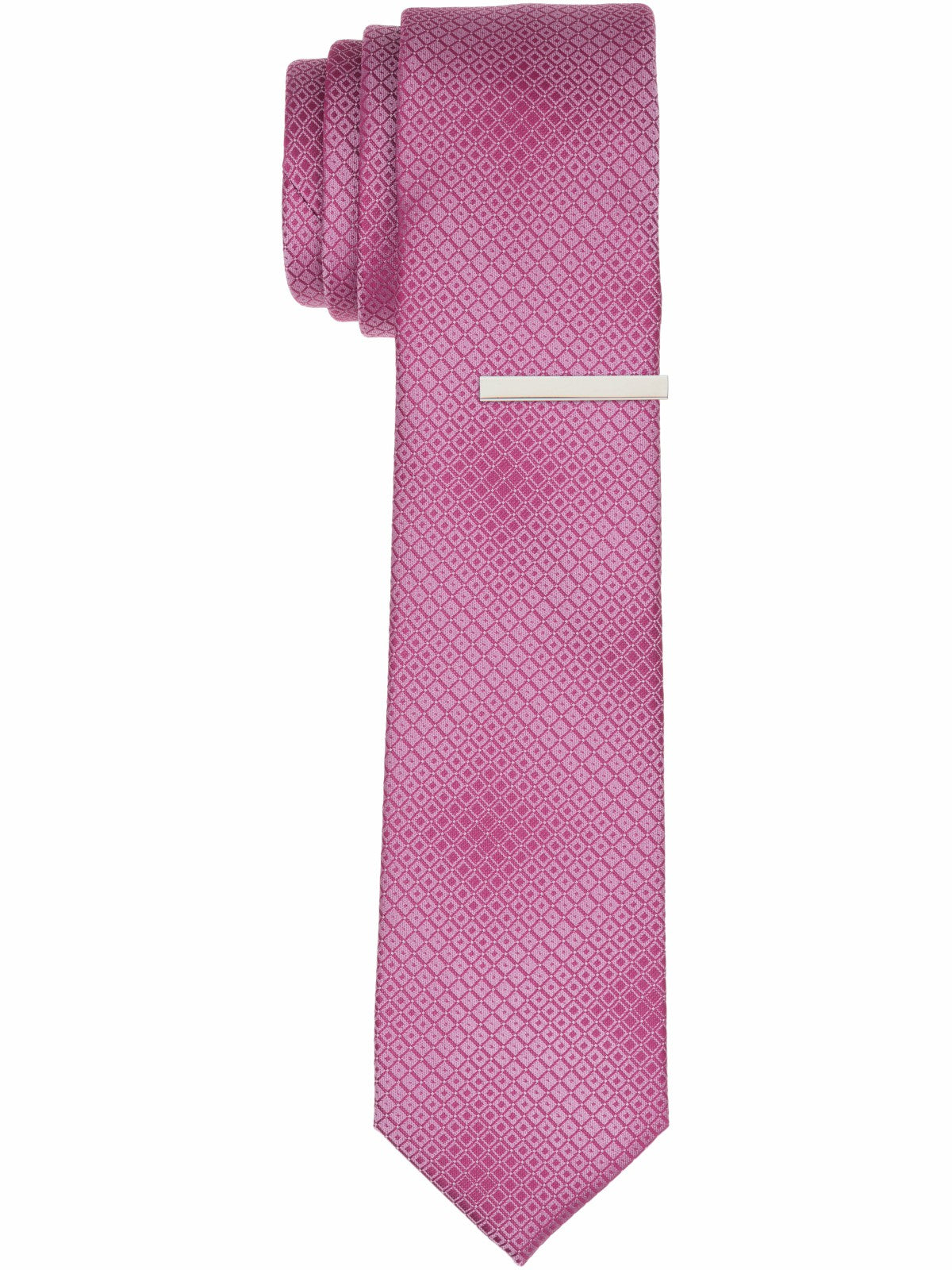 Perry Ellis Solid Plain weave Slim Necktie