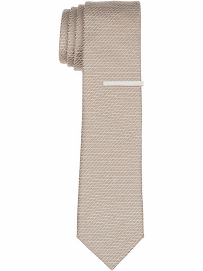 Perry Ellis Solid Plain weave Micro Slim Tie