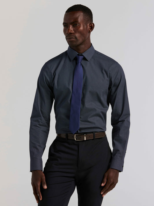 Perry Ellis Polka Dot Print Slim Fit Shirt
