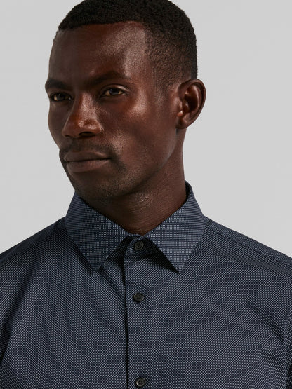 Perry Ellis Polka Dot Print Slim Fit Shirt