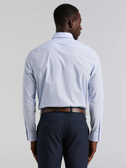 Perry Ellis Mini Check Slim Fit Cotton Shirt