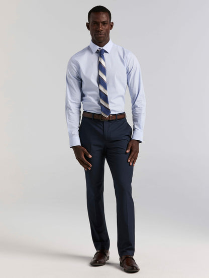 Perry Ellis Mini Check Slim Fit Cotton Shirt