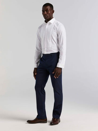 Perry Ellis Slim Fit Tuxedo Dress Shirt