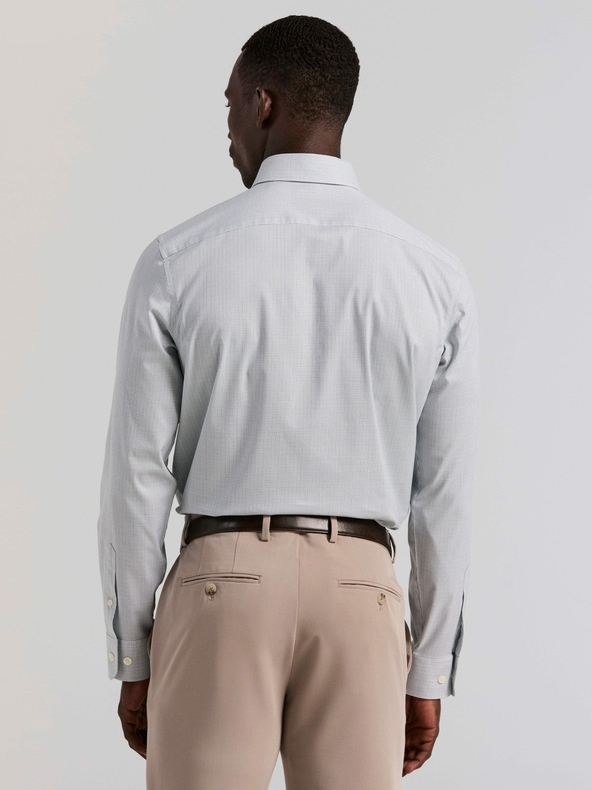 Perry Ellis Plaid Slim Fit Poplin Shirt