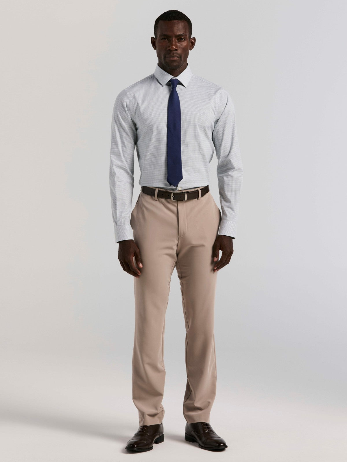 Perry Ellis Plaid Slim Fit Poplin Shirt