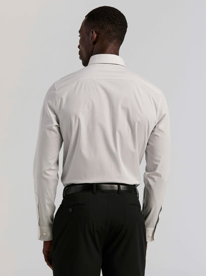 Perry Ellis Slim Fit Dot Print Dress Shirt