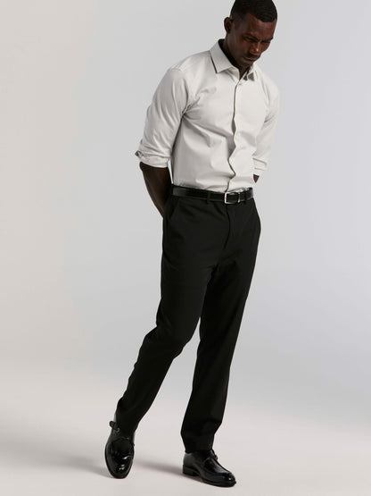 Perry Ellis Slim Fit Dot Print Dress Shirt