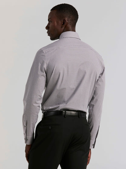 Perry Ellis Slim Fit Gingham Cotton Dress Shirt
