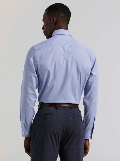 Perry Ellis Houndstooth Dobby Cotton Stretch Dress Shirt