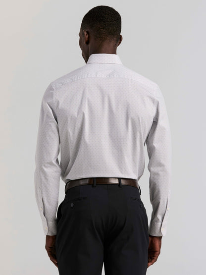 Perry Ellis Slim Fit Dot Stripe Dress Shirt