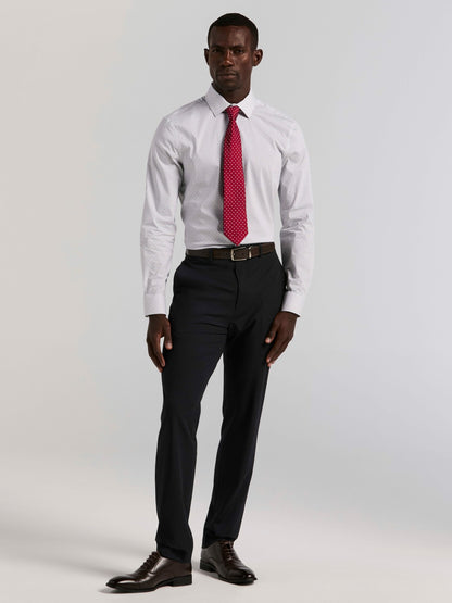 Perry Ellis Slim Fit Dot Stripe Dress Shirt