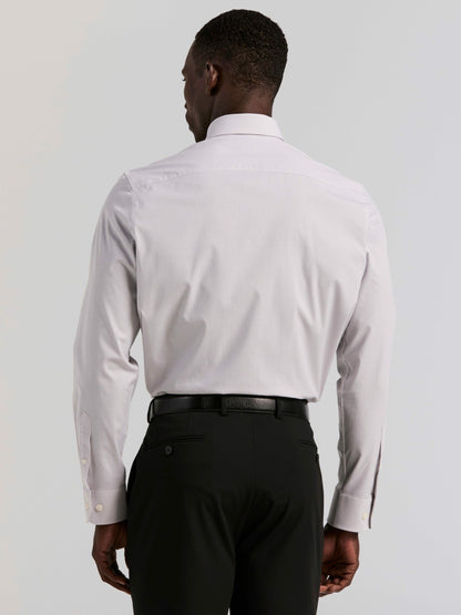 Perry Ellis Slim Fit Mini Stripe Dress Shirt