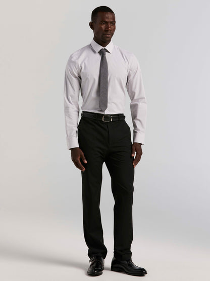 Perry Ellis Slim Fit Mini Stripe Dress Shirt