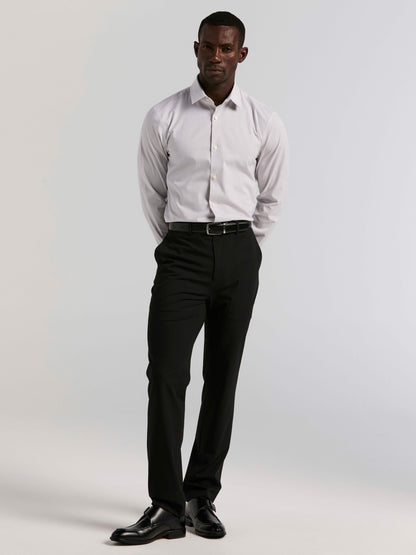 Perry Ellis Slim Fit Mini Stripe Dress Shirt