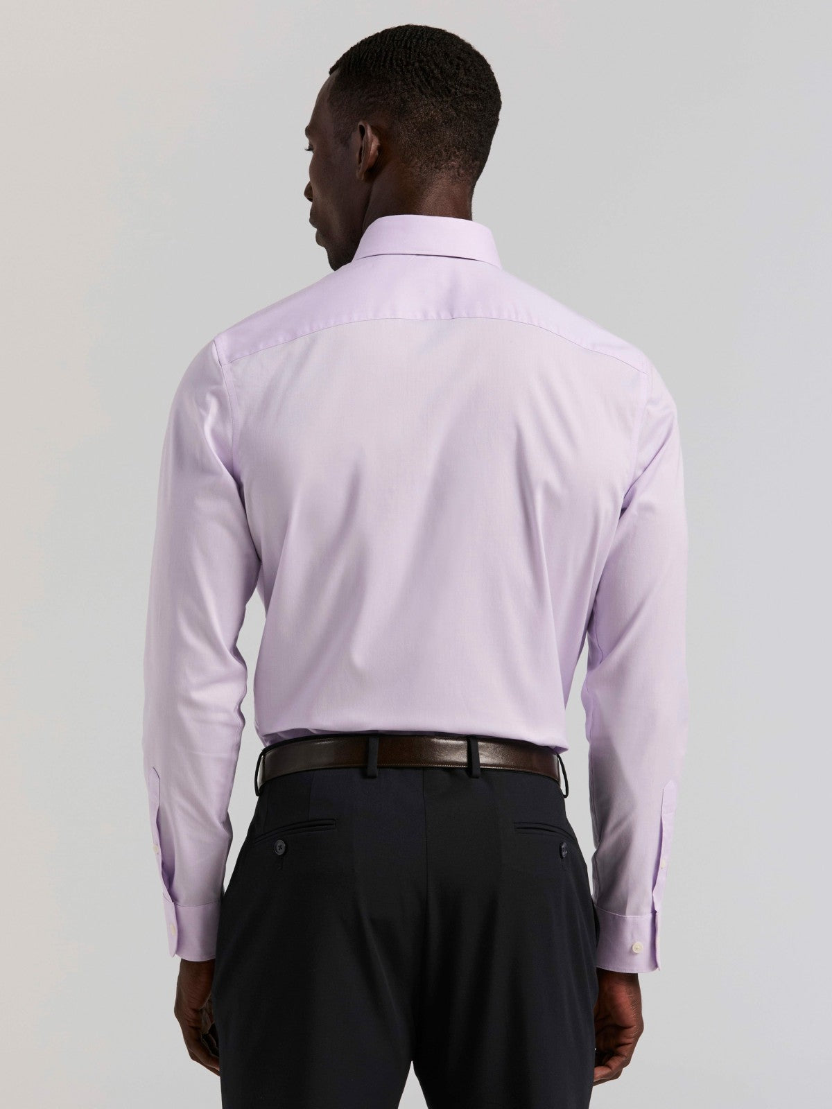 Perry Ellis Cotton Slim Fit Royal Oxford Dress Shirt