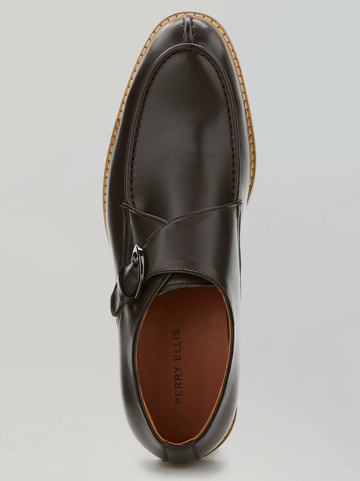 Perry Ellis Single Monk Strap Dress Shoe