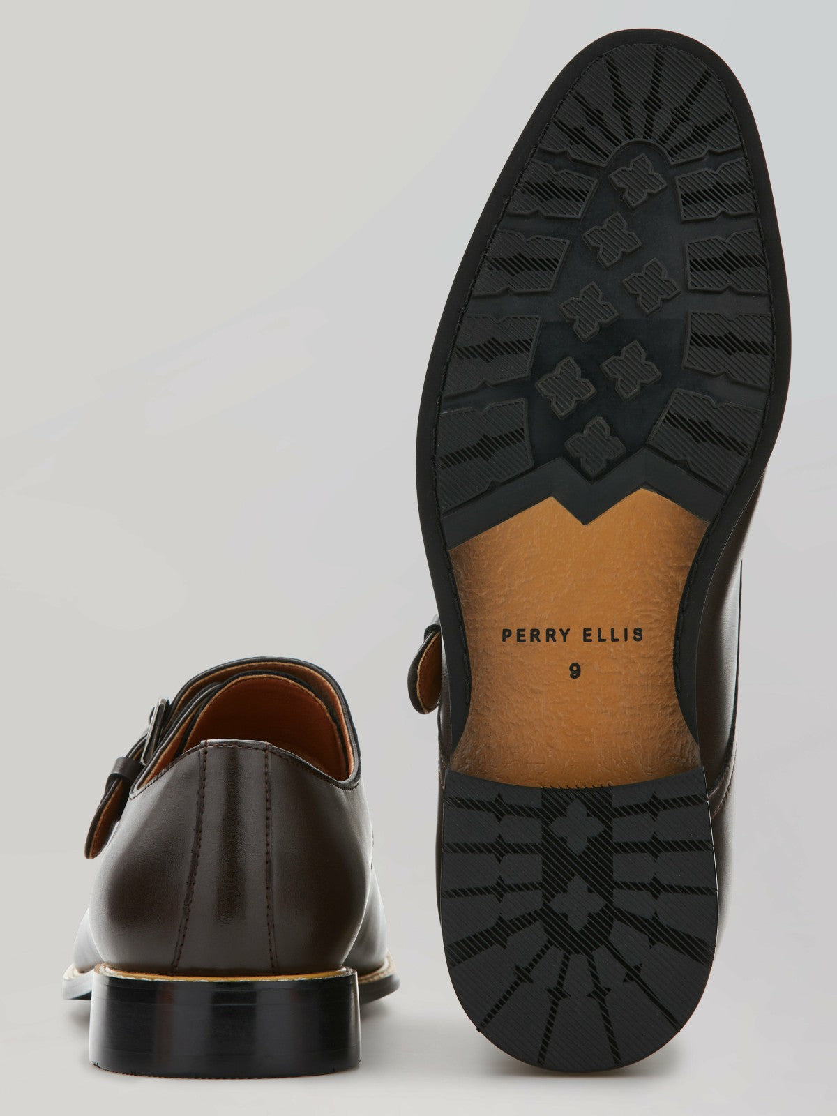 Perry Ellis Single Monk Strap Dress Shoe
