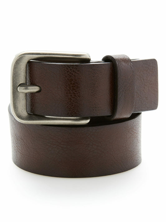 Perry Ellis Grained Leather Belt