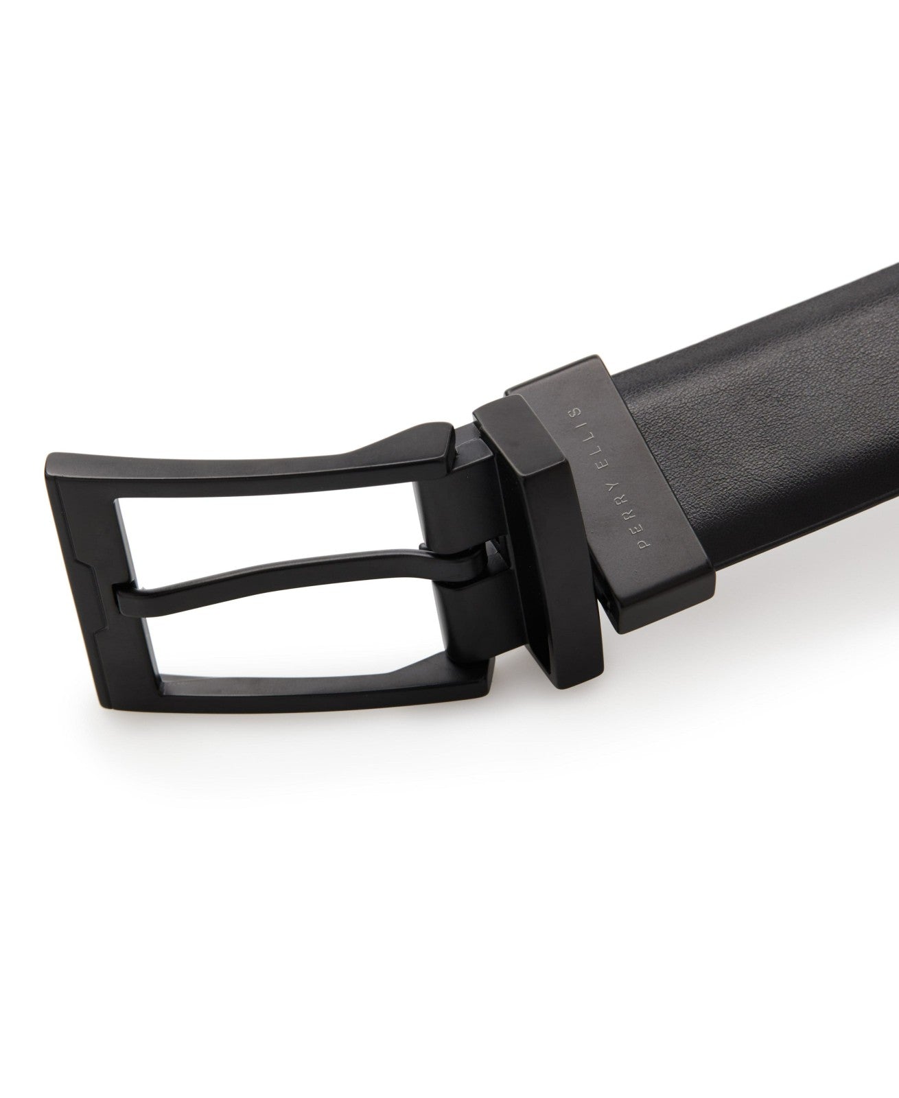 Perry Ellis Cap Reversible Leather Belt