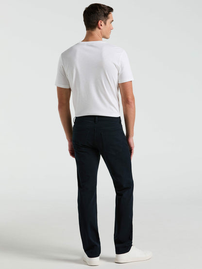 Perry Ellis Slim Fit Dyed Solid Twill Five Pocket Pant