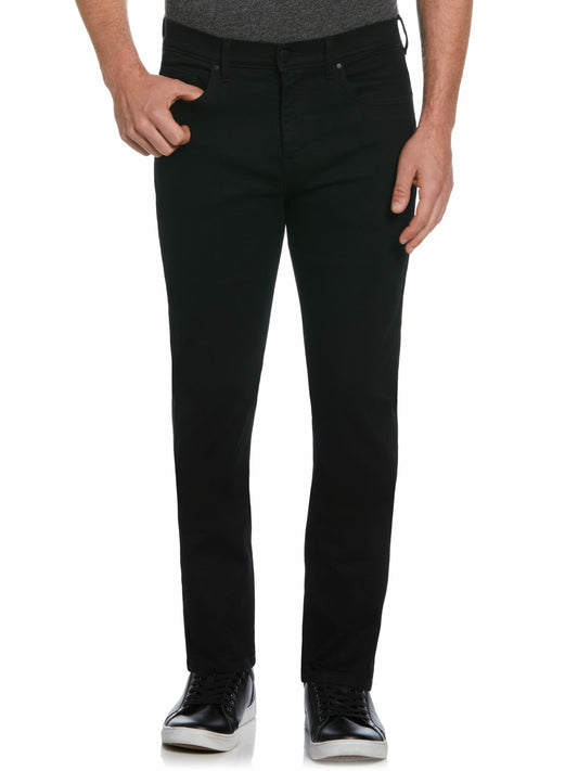Perry Ellis Slim Fit Black Rinse 5-Pocket Denim Jeans
