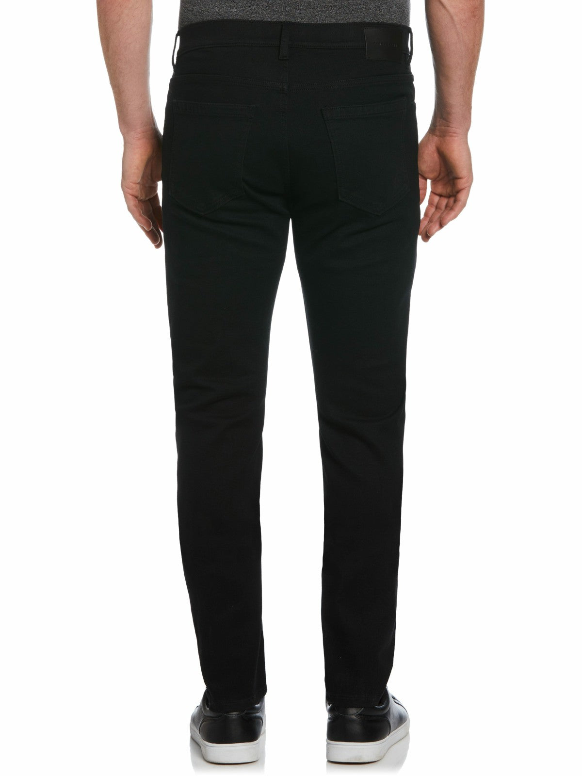 Perry Ellis Slim Fit Black Rinse 5-Pocket Denim Jeans