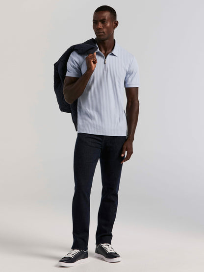 Perry Ellis Slim Fit Indigo Rinse 5-Pocket Stretch Denim Jeans