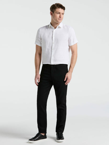 Perry Ellis Slim Fit Double Cloth 5-Pocket Pants