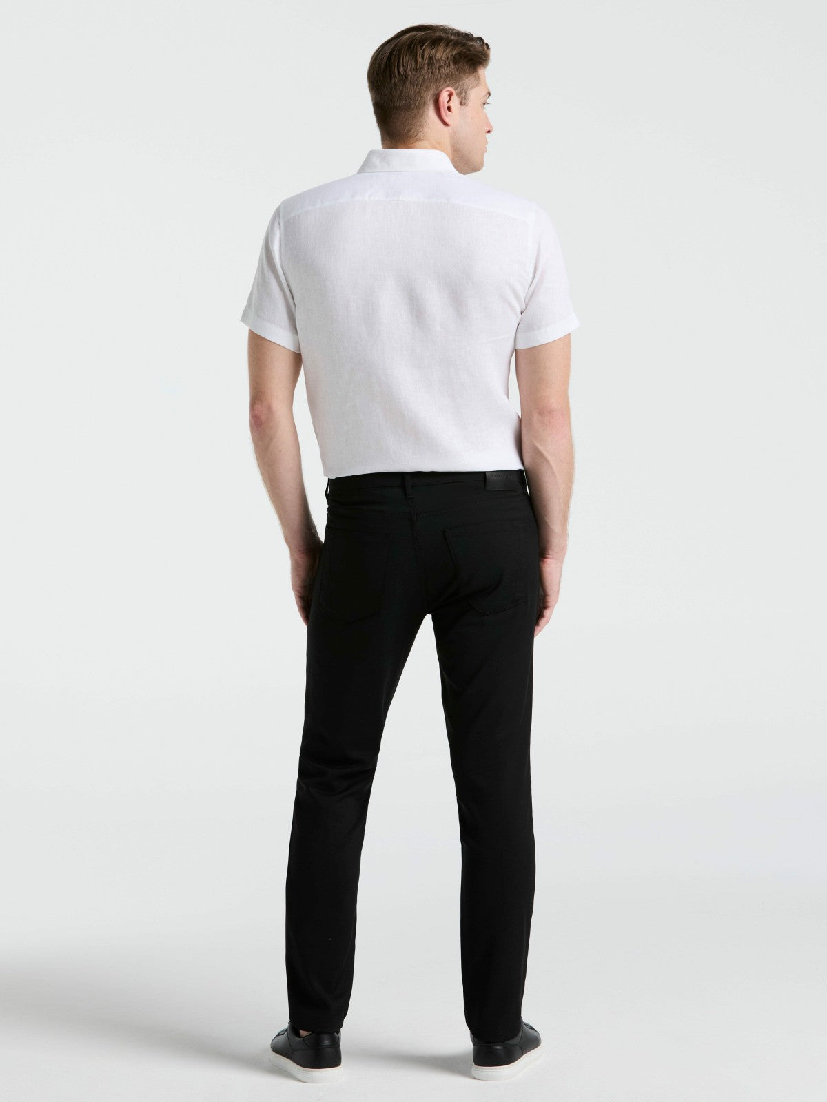 Perry Ellis Slim Fit Double Cloth 5-Pocket Pants