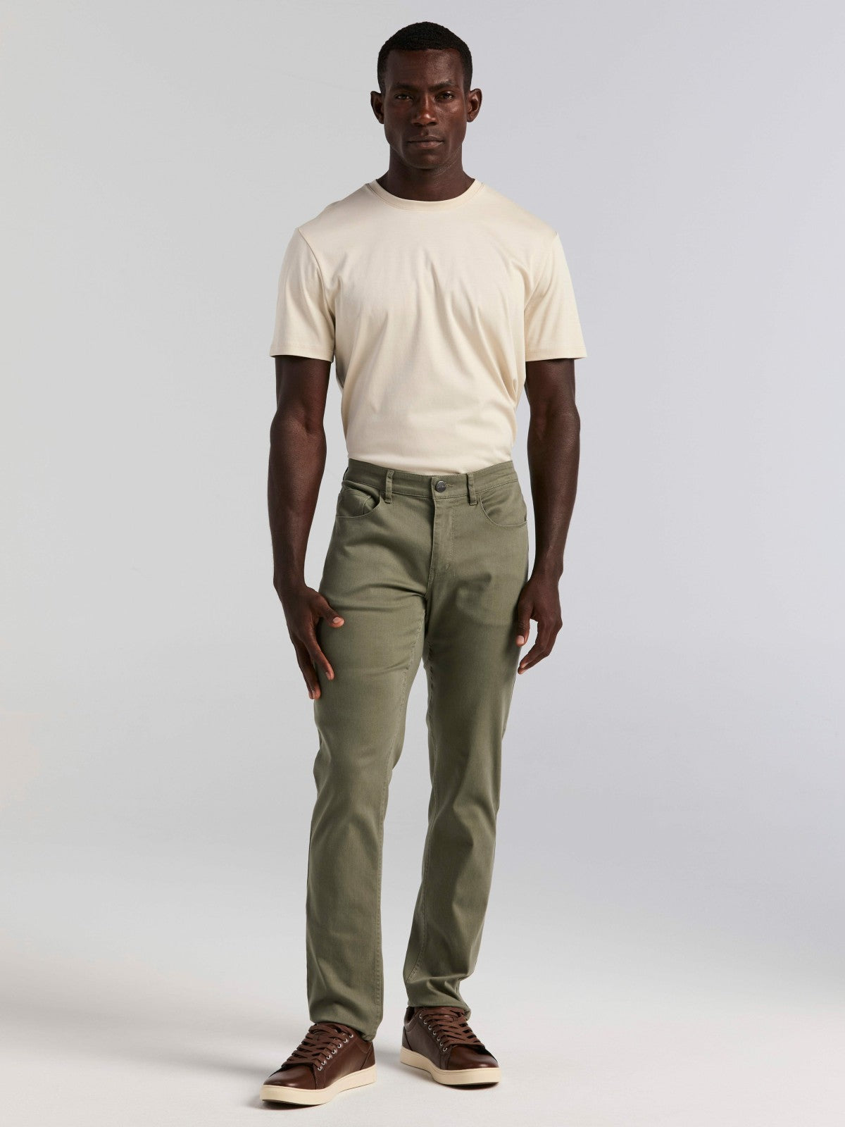Perry Ellis Slim Fit TENCEL™ 5 Pocket Pant