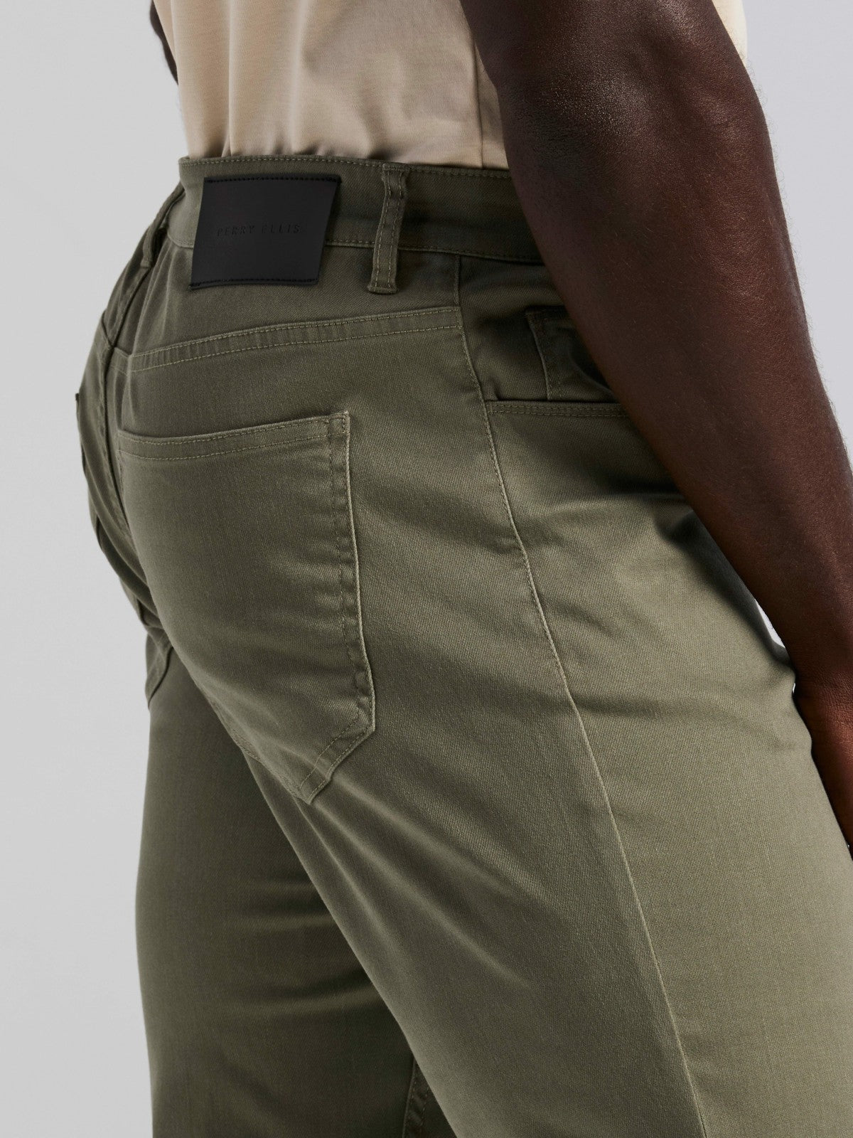 Perry Ellis Slim Fit TENCEL™ 5 Pocket Pant