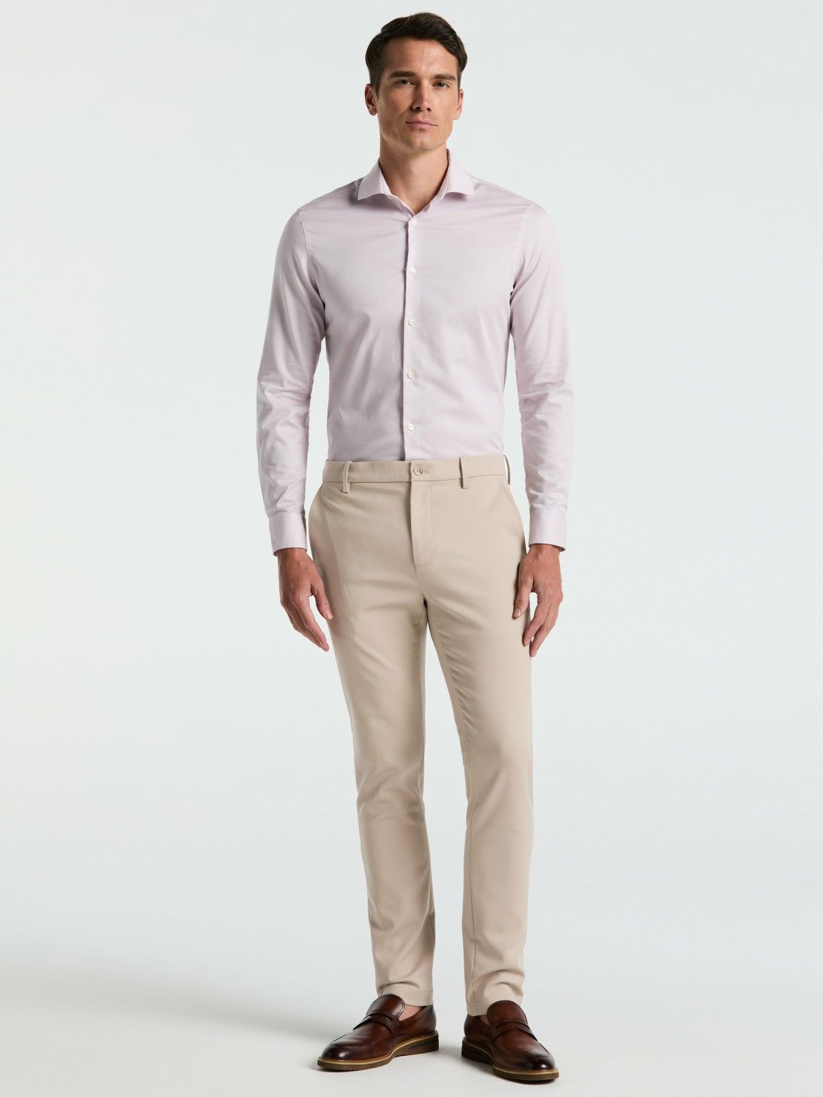 Perry Ellis Slim Fit Double Cloth Chino Pant
