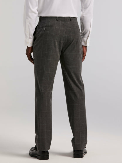Perry Ellis Slim Fit Windowpane Suit Pant