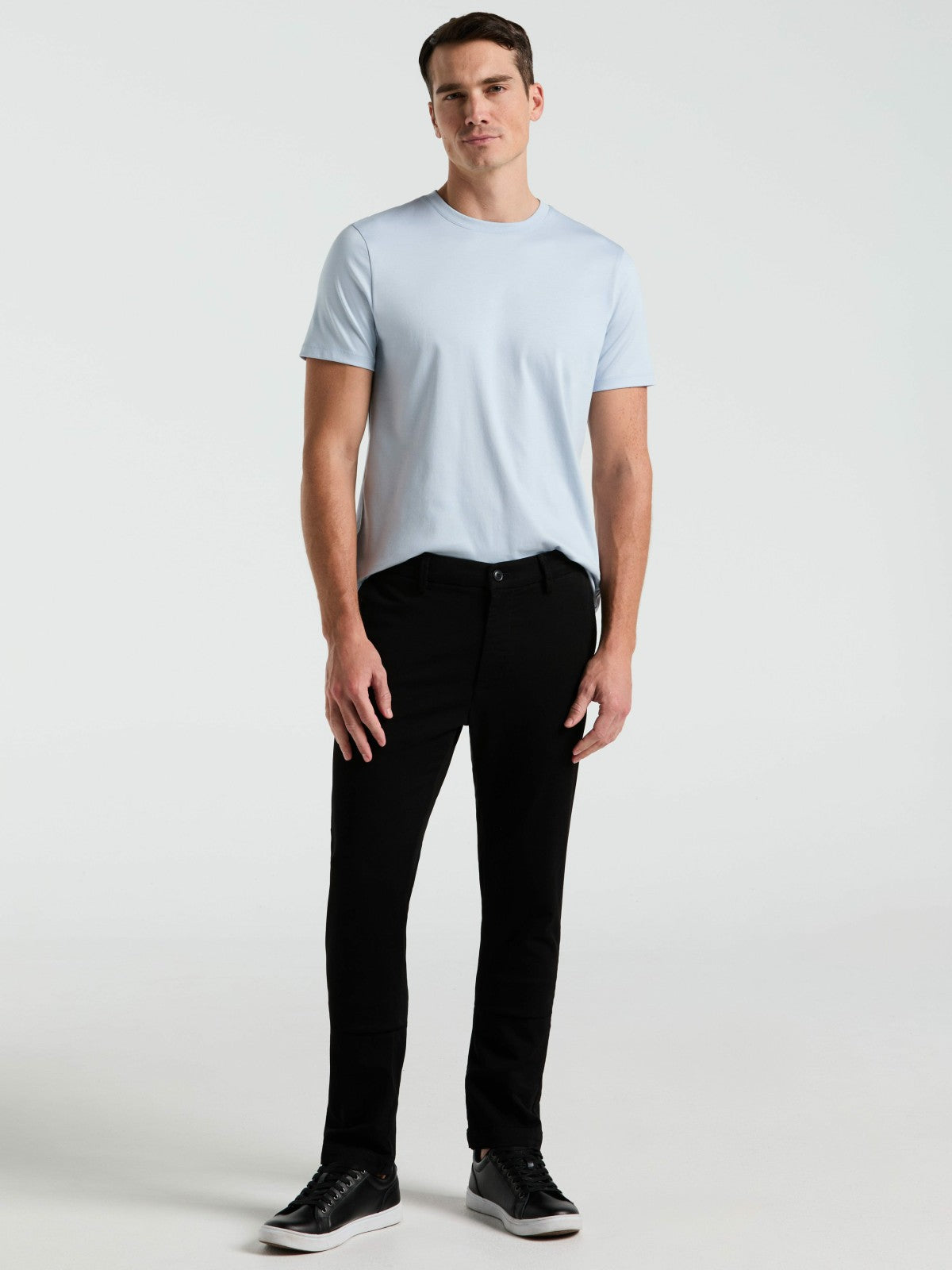 Perry Ellis Slim Fit Dyed Solid Twill Chino Pant