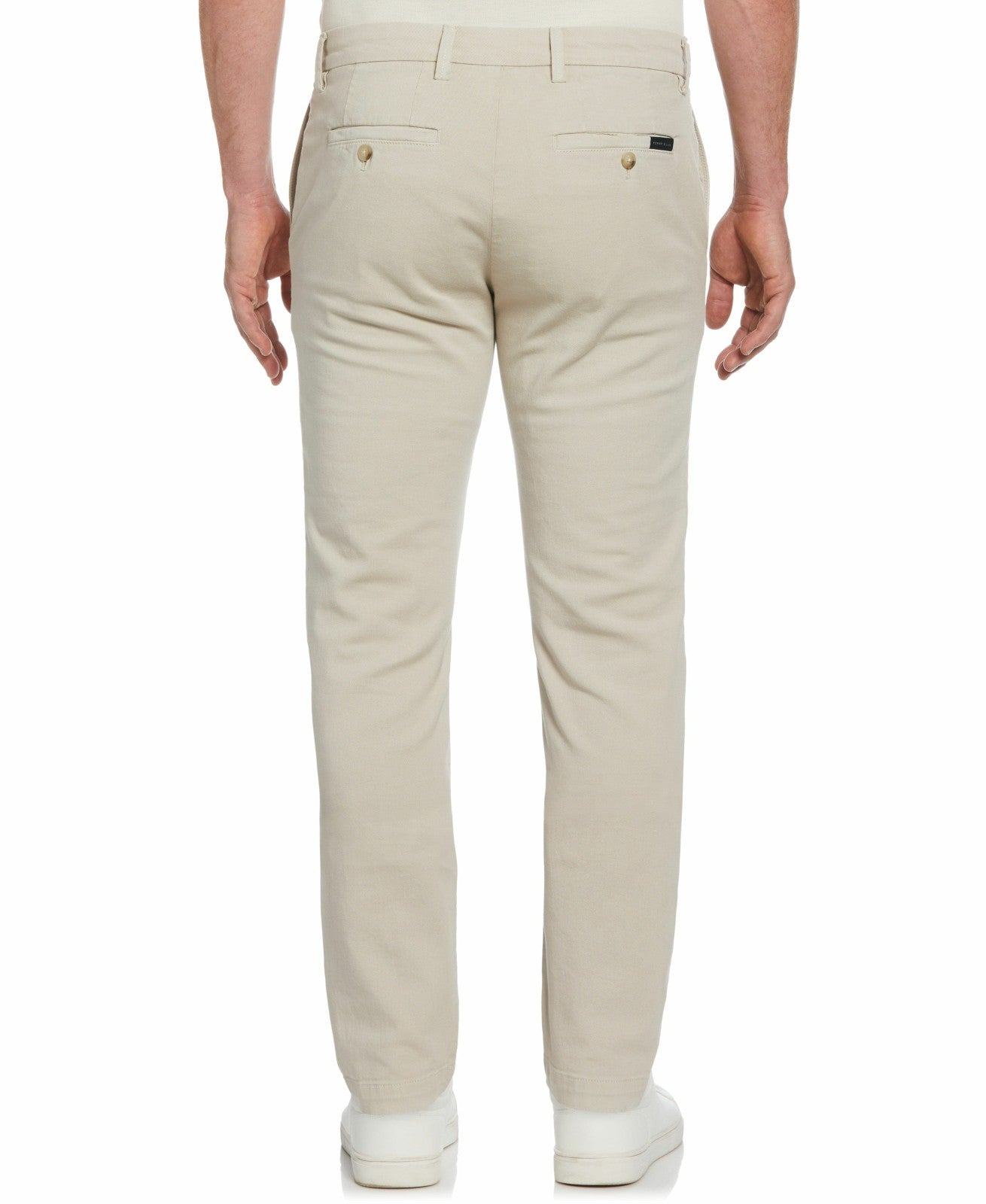 Perry Ellis Slim Fit Dyed Solid Twill Chino Pant