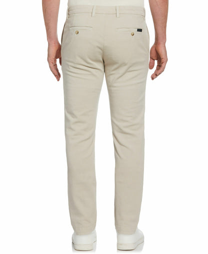 Perry Ellis Slim Fit Dyed Solid Twill Chino Pant