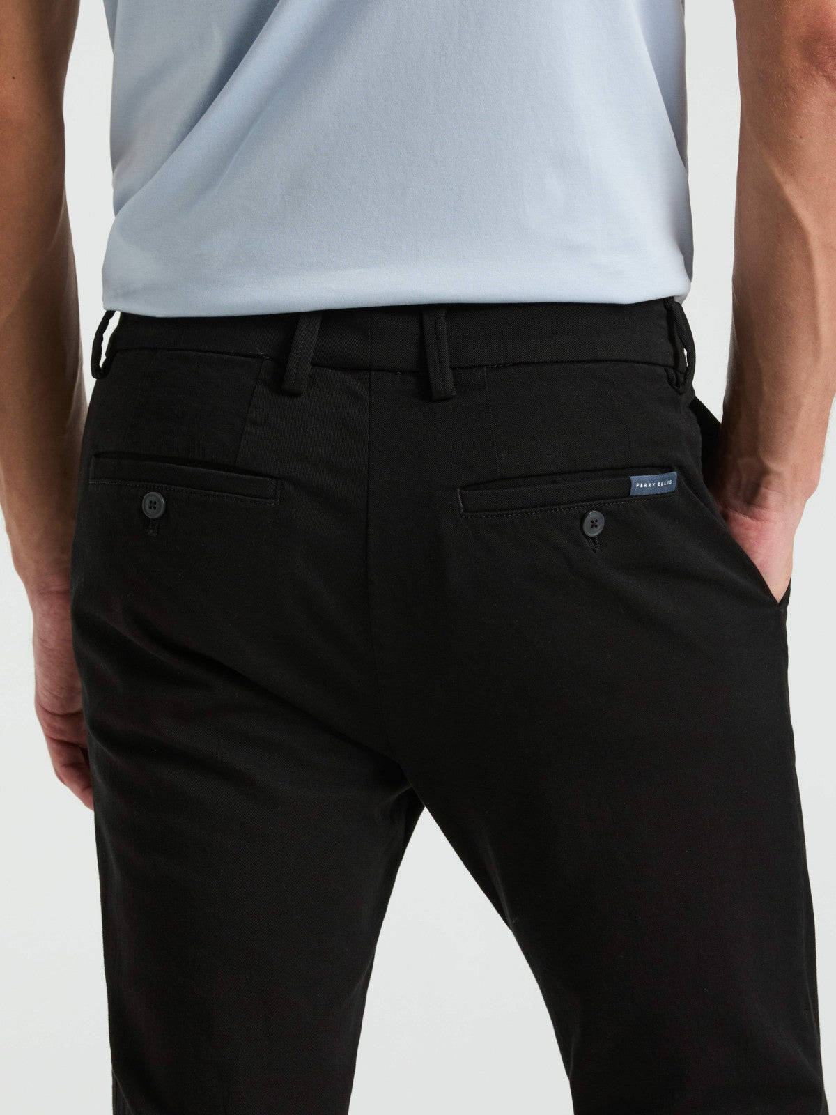 Perry Ellis Slim Fit Dyed Solid Twill Chino Pant