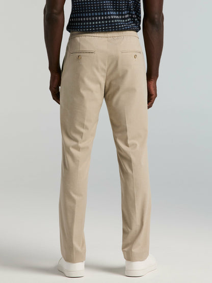 Perry Ellis Slim Fit Linen Blend Drawstring Pants