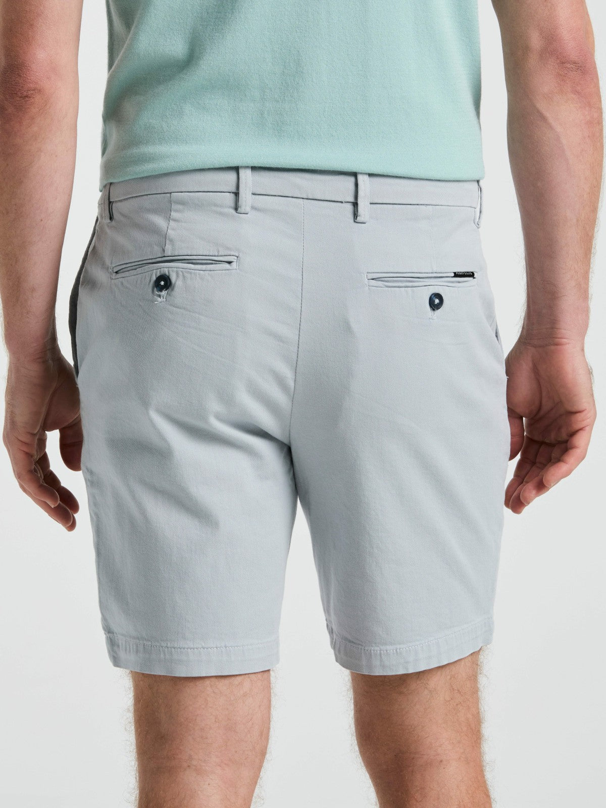 Perry Ellis 8" Flat Front Garment Dyed Short