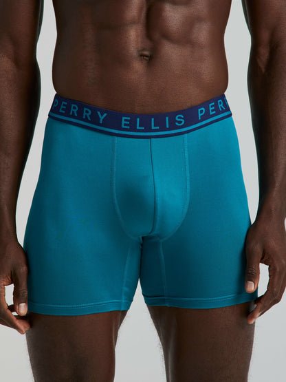 Perry Ellis Men's Boxer Brief 4-Pack