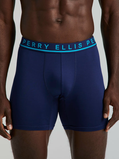 Perry Ellis Men's Boxer Brief 4-Pack