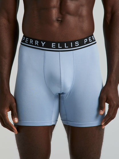 Perry Ellis Men's Boxer Brief 4-Pack