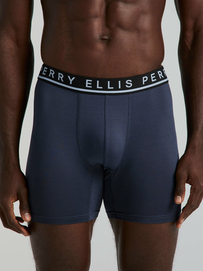 Perry Ellis Men's Boxer Brief 4-Pack