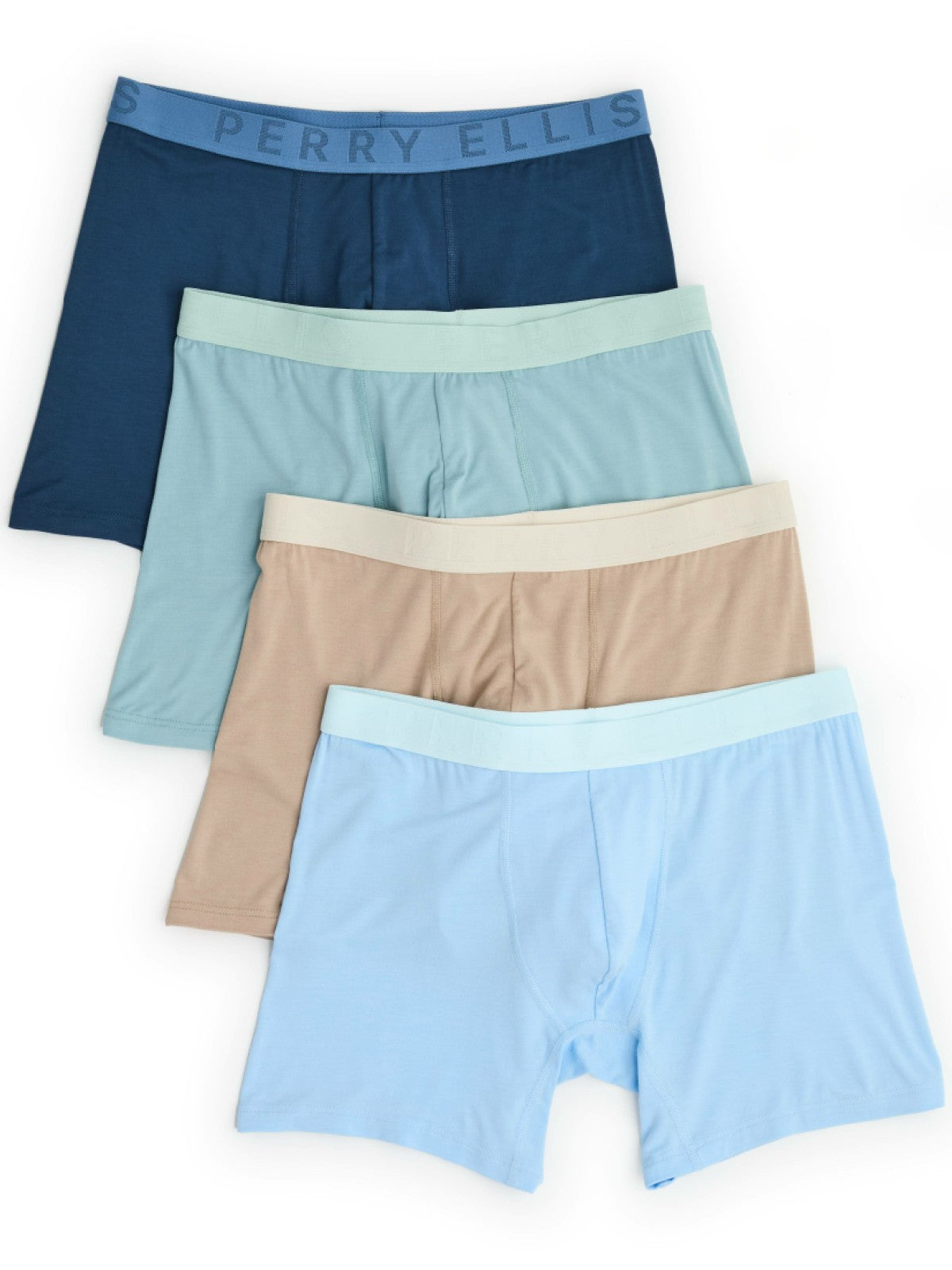 Perry Ellis 4-Pack Soft Viscose Boxer Brief